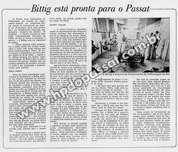 Matéria no Jornal do Brasil - 17 de julho de 1974