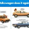 Folder da linha VW 1978 (EUA)