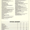 Catálogo de 1984 - Versões para exportação