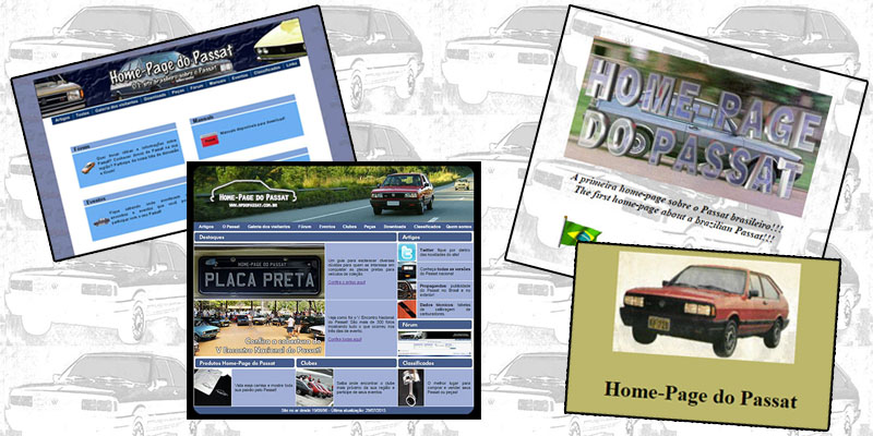 Home-Page do Passat: 20 anos