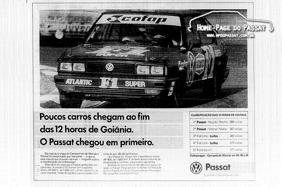 12 Horas de Goiânia 1987 - Passat