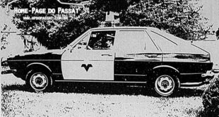 Passat 1975 4 portas - Viatura da Polícia Rodoviária do Paraná