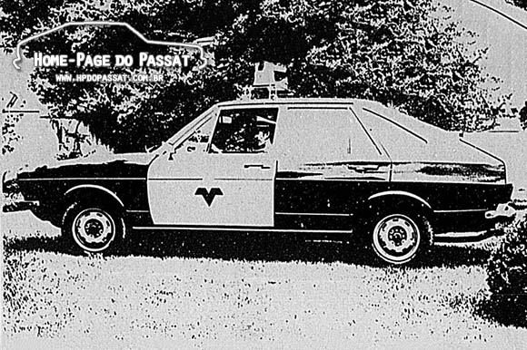 Passat 1975 4 portas - Viatura da Polícia Rodoviária do Paraná