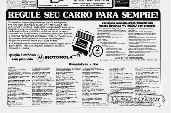 Ignição eletrônica Motorola