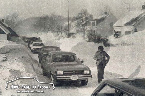 Passat em testes na Escandinávia - 1980