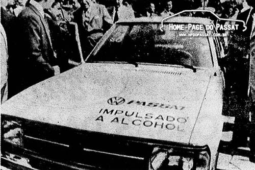 Os Passat a álcool doados ao Paraguai - Home-Page do Passat A entrega do Passat "impulsado a alcohol" para o presidente Alfredo Stroessner.