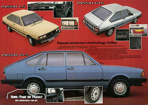 Passat na Bolívia - Home-Page do Passat Folder de exportação do Passat - 1984