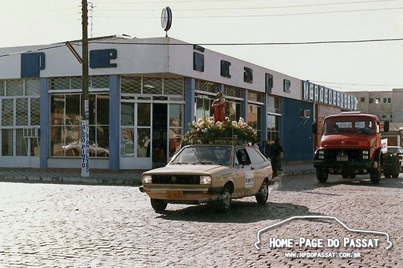 Camaquã, 1986 - Desfile em homenagem a São Cristóvão