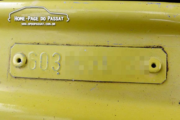 Plaqueta - Passat GTS Pointer Amarelo Java