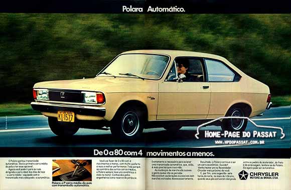Passat automático 1974 - Home-Page do Passat Dodge Polara automático