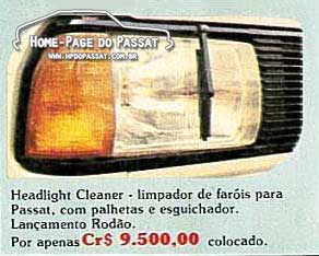 Lavador de faróis para o Passat - Home-Page do Passat Lavador de faróis para o Passat - Acessório Rodão