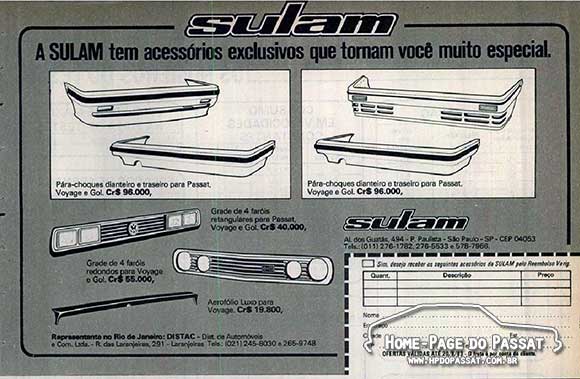Acessórios Sulam 1983