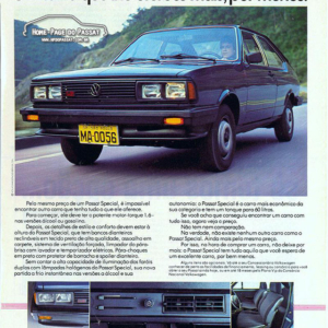 Folder do Passat Special 1984 Folder do Passat Special 1984