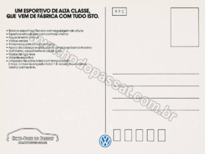 Mala Direta - Verso Mala Direta: Passat GTS Pointer 1.8 1984 - Home-Page do Passat